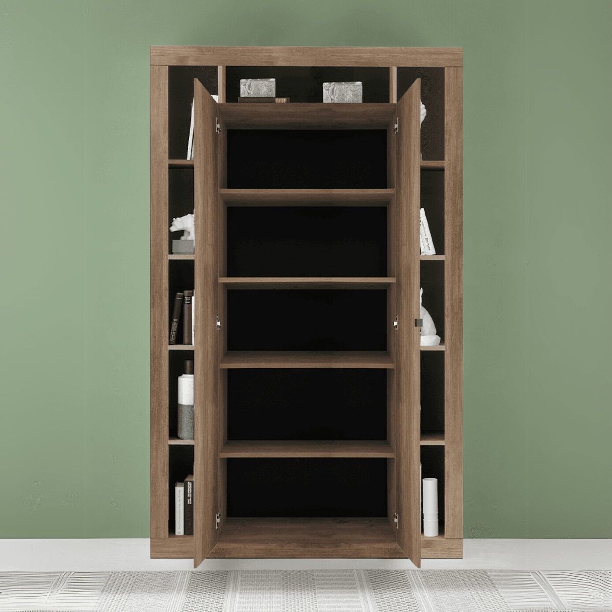 Bibliothèque 2 Portes H217 cm - Rimini - Calicosy