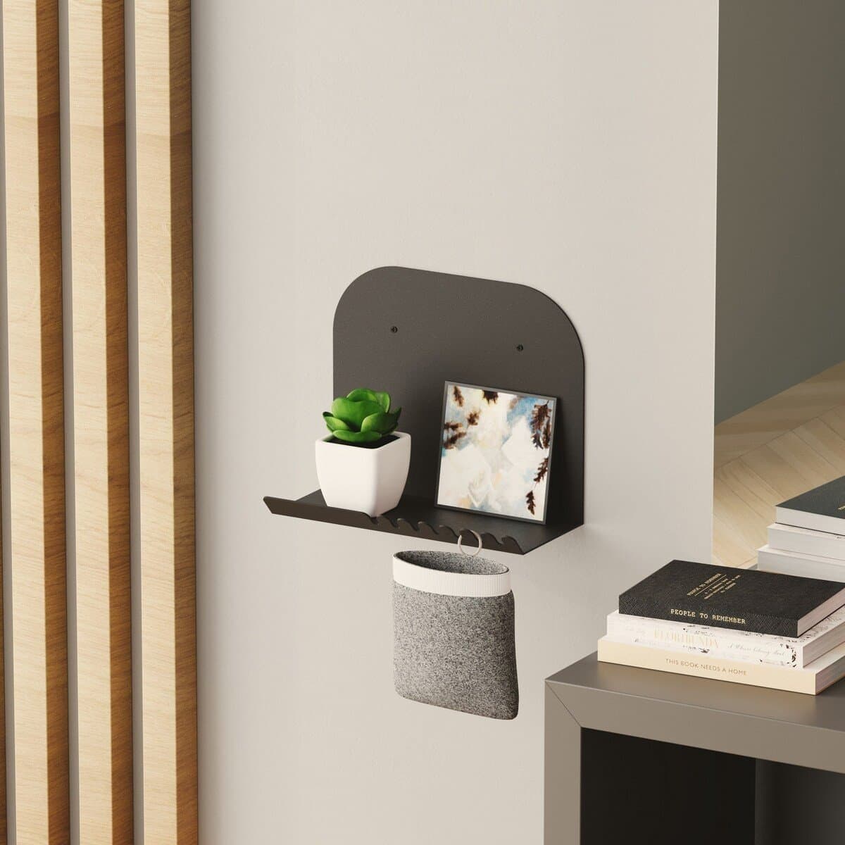 Etagère murale en Métal L28 cm - NOVA - Calicosy