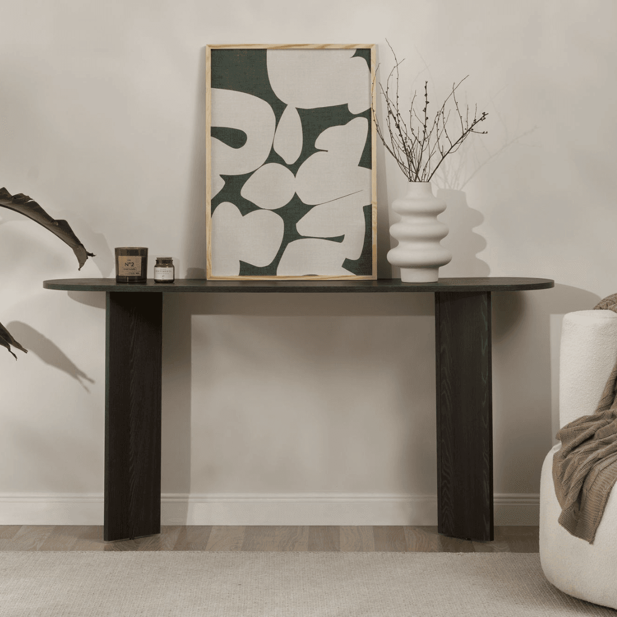 Console avec deux pieds L150 cm - SIRA - Calicosy