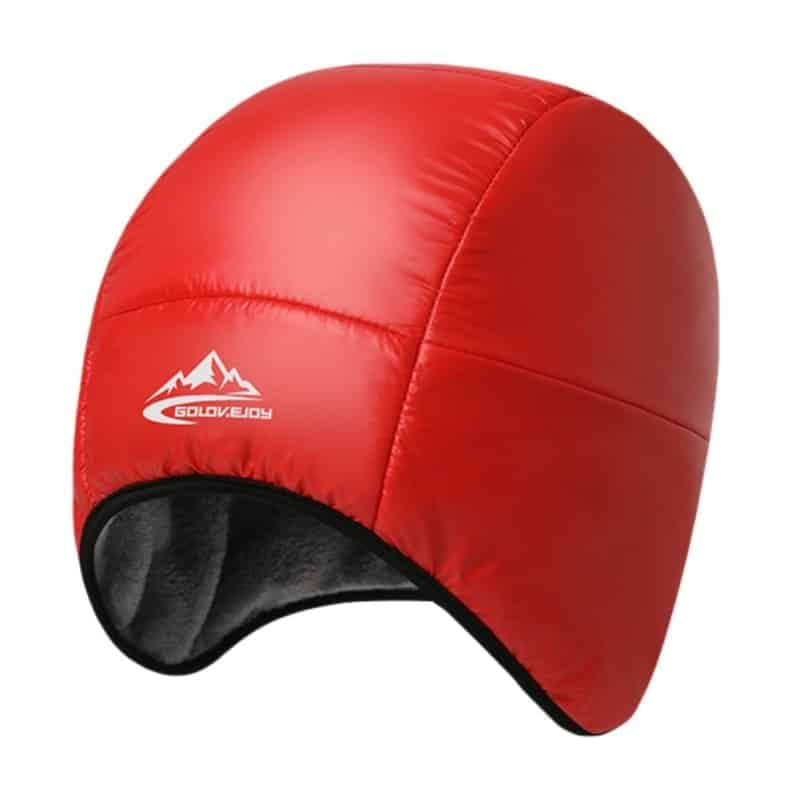 Bonnet cache-oreilles imperméable (Couleur: Rouge)