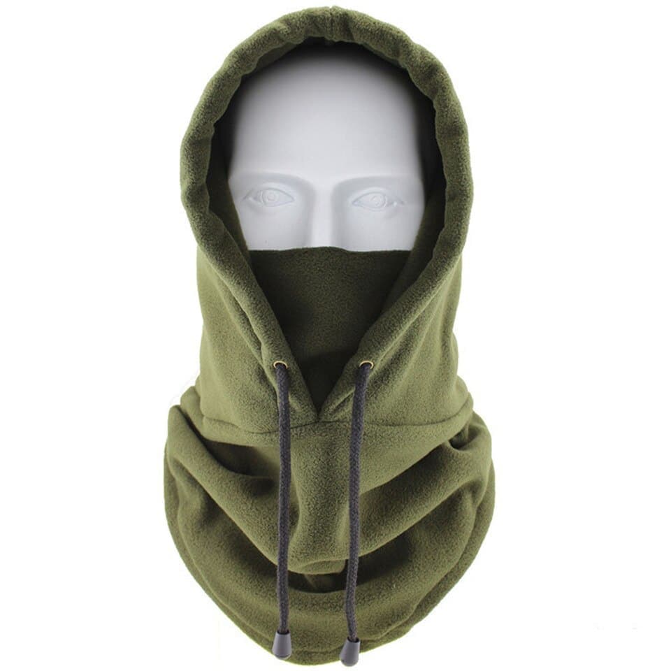 Col-capuche polaire (Couleur: Vert)