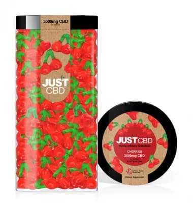 GUMMIES - 3000mg CBD - JUSTCBD Cerises