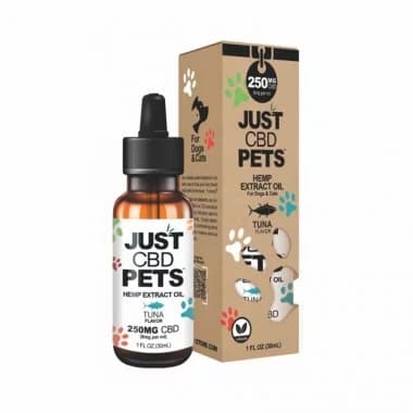 ANIMAUX - Huile de CBD au thon - JUSTCBD 100mg