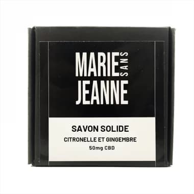 Savon solide au CBD - Citronnelle Gingembre - MARIE SANS JEANNE