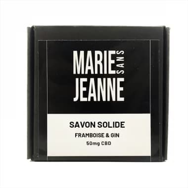 Savon solide au CBD - Framboise & Gin