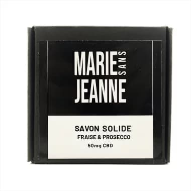 Savon solide au CBD - Fraise & Prosecco - MARIE SANS JEANNE