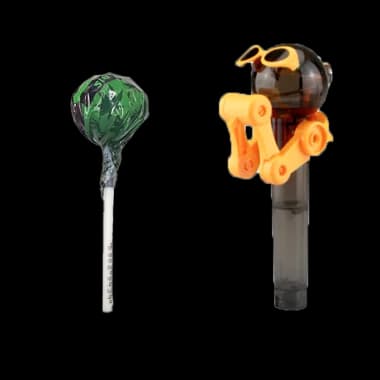 Pack 10 Sucettes au chanvre + porte sucette offert - CANNABIDIOLPARADISE Cola Porte-sucette noir