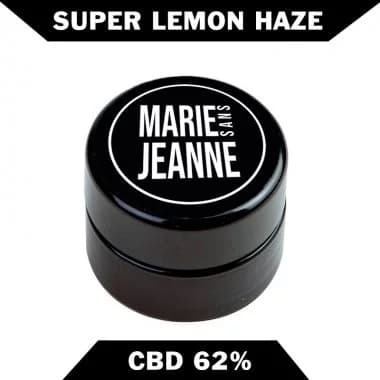 Concentré de cire CBD - Marie sans Jeanne - 62% CBD Super Lemon Haze