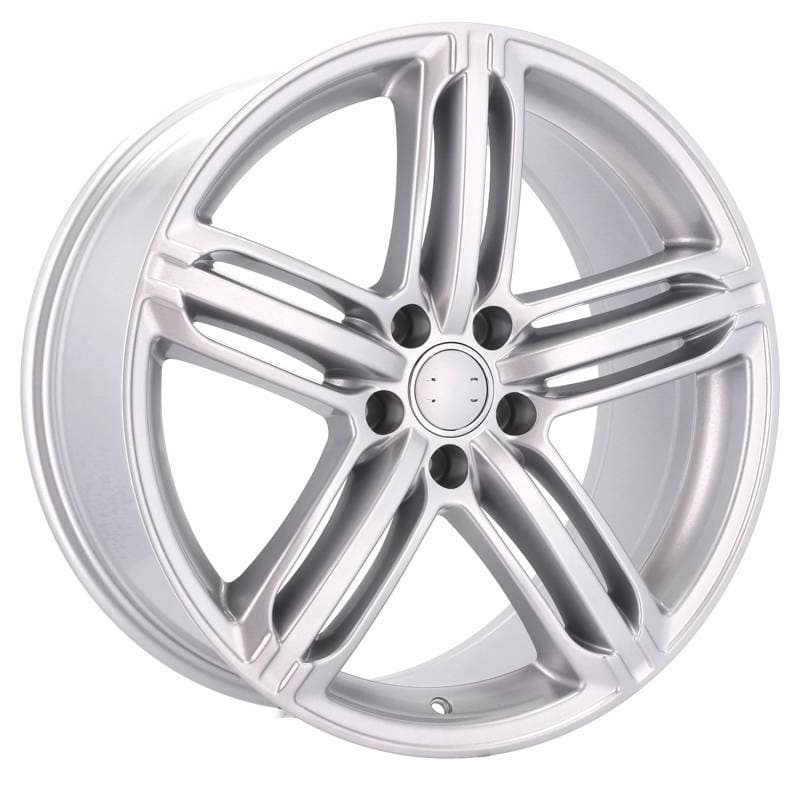 4 jantes 9.0 20 5x112 design audi argent brillant