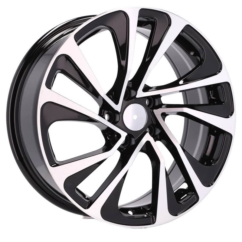 4 jantes 7.0 17 4x108 design citroen noir brillant