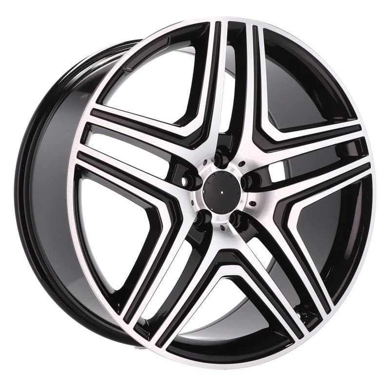 4 jantes 8.5 18 5x112 design mercedes noir brillant