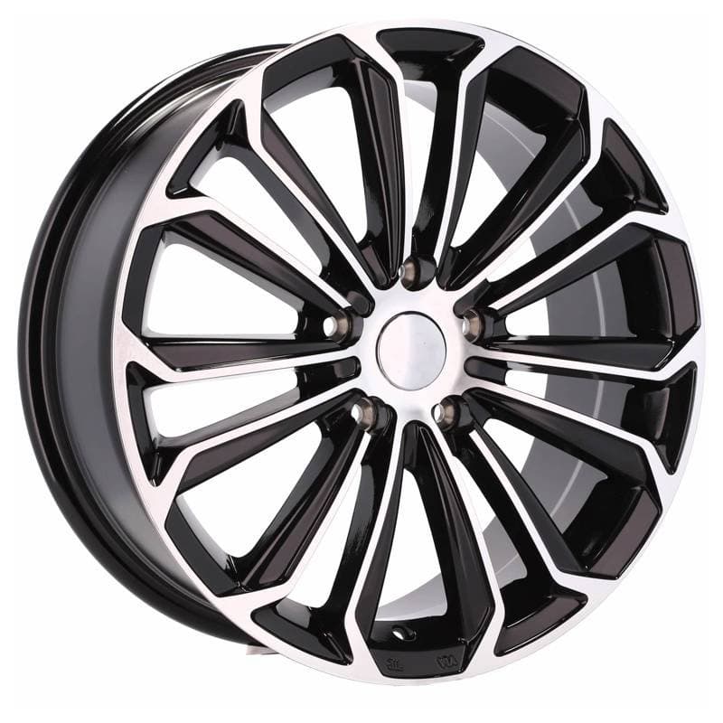 4 jantes 6.0 15 5x114.3 design toyota noir brillant