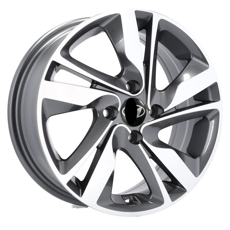 4 jantes 6.0 15 4x100 design hyundai gris brillant