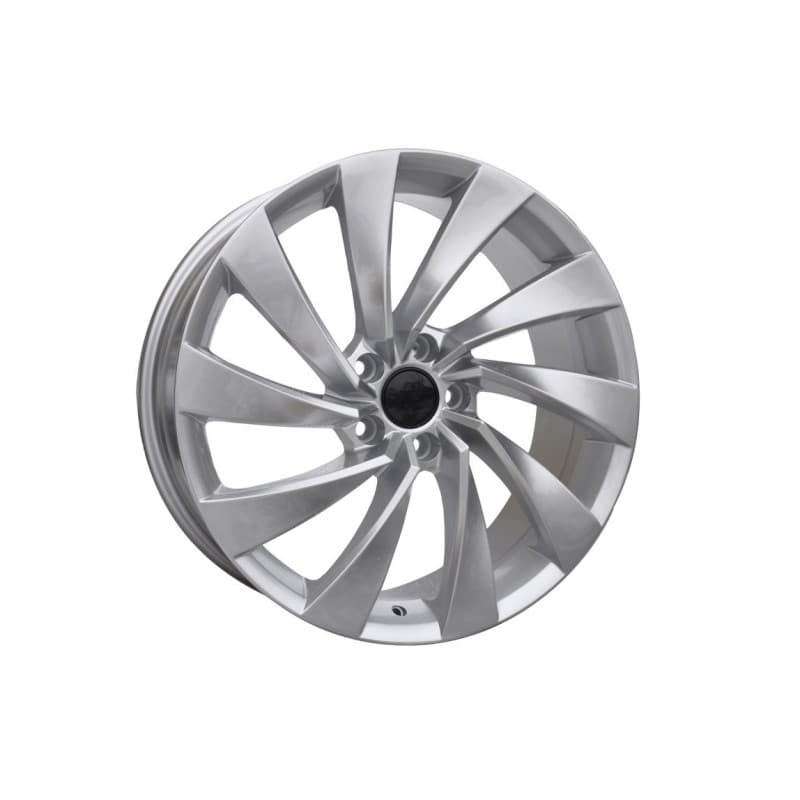 4 jantes 8.0 18 5x112 design volkswagen argent brillant