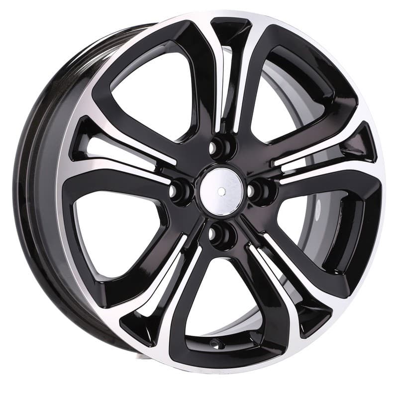 4 jantes 6.0 16 4x108 design citroen noir brillant
