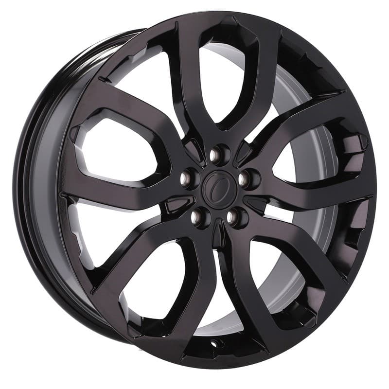 4 jantes 8.0 18 5x108 design land rover noir brillant