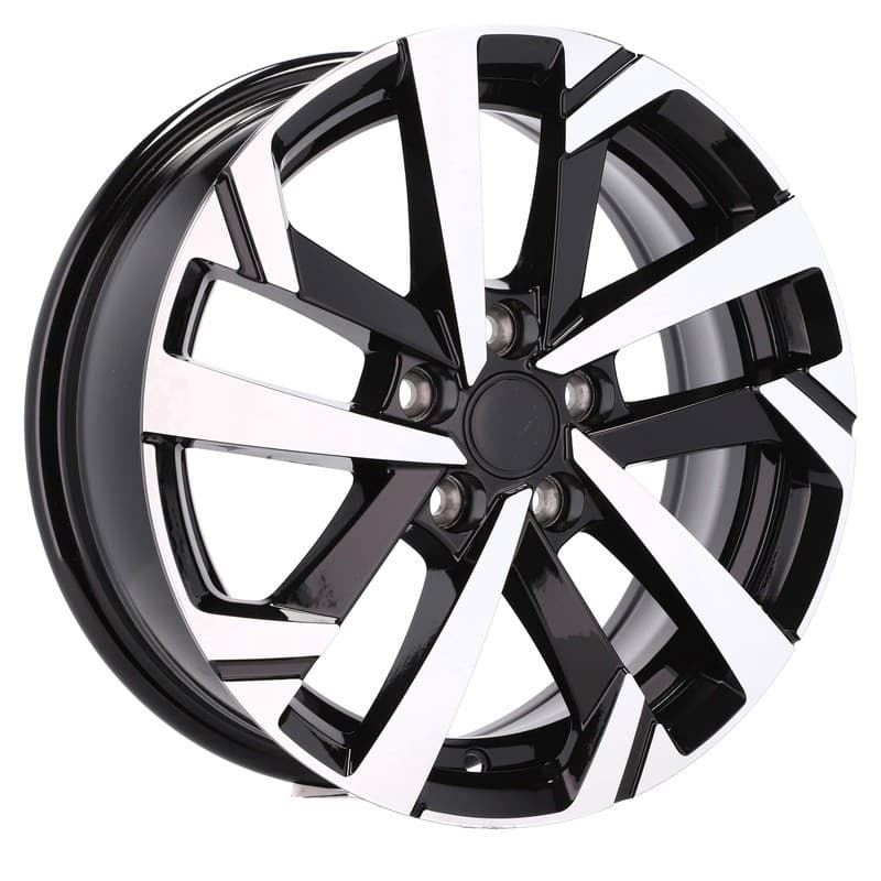 4 jantes 6.0 15 5x100 design volkswagen noir brillant