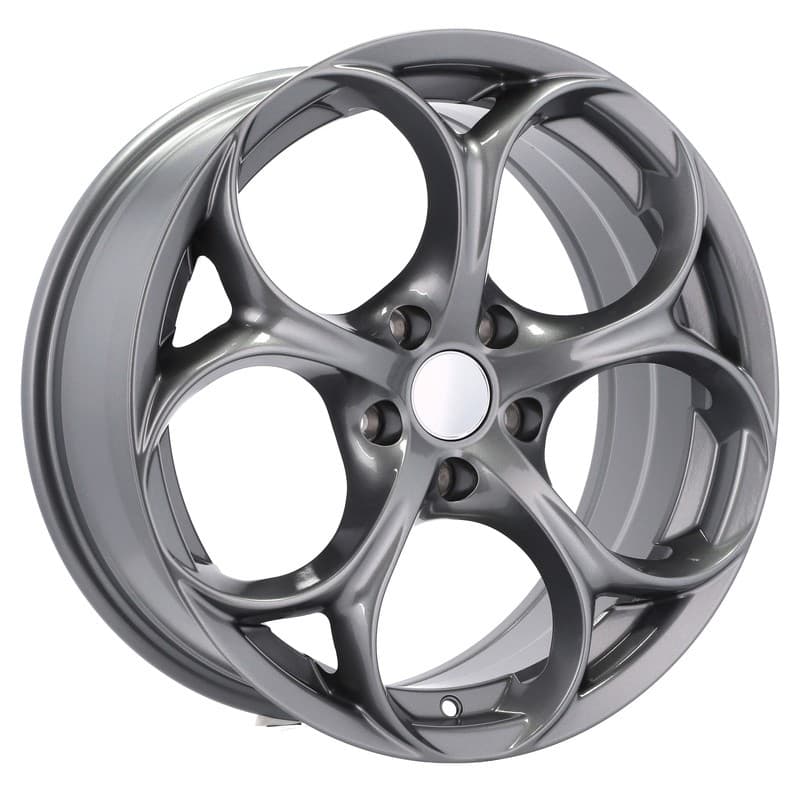 4 jantes 7.5 17 5x110 design alfa romeo gris brillant