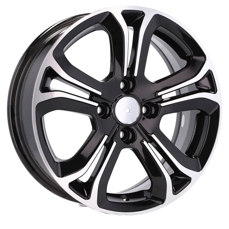 4 jantes 6.0 15 4x108 design citroen noir brillant