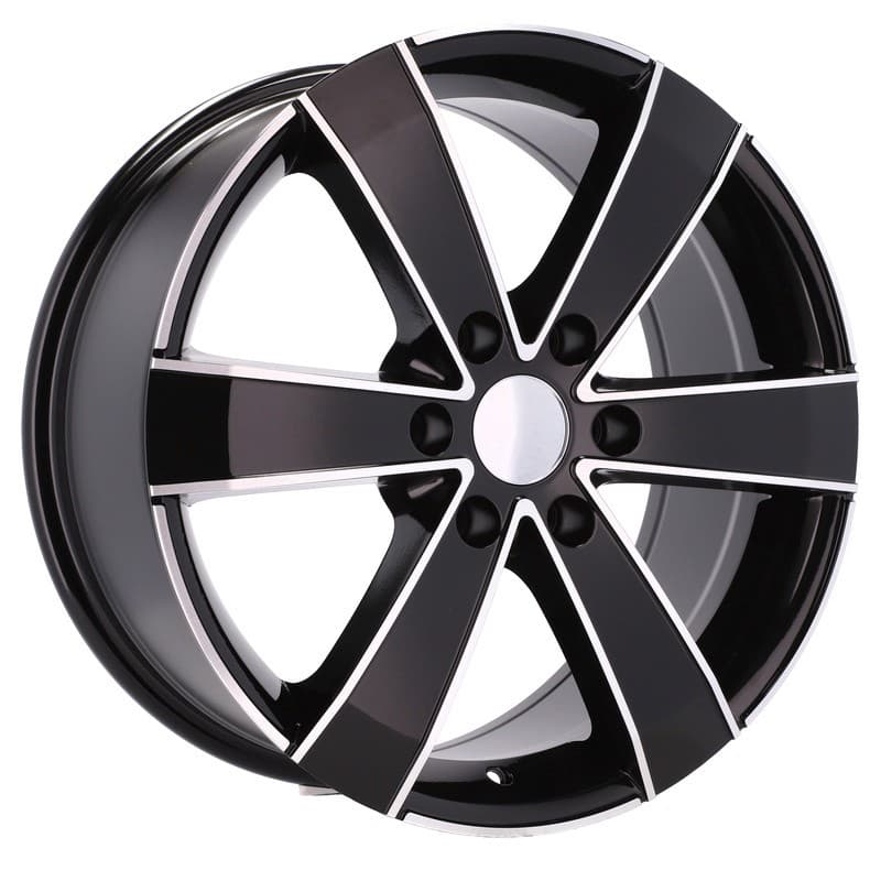 4 jantes 7.0 16 6x130 design mercedes noir brillant