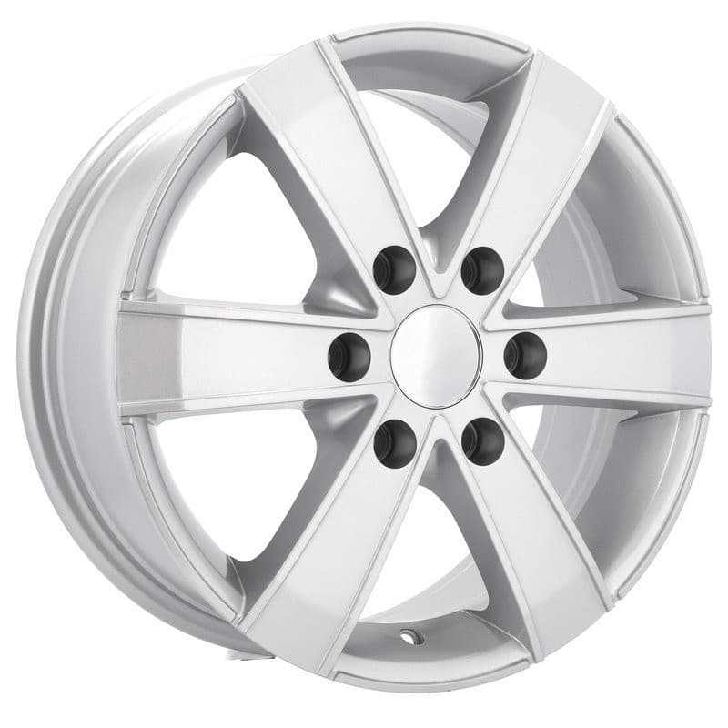 4 jantes 7.0 16 6x130 design mercedes argent brillant