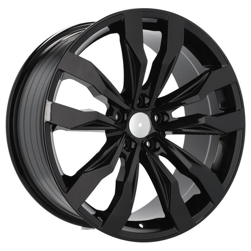 4 jantes 8.5 19 5x112 design volkswagen noir brillant