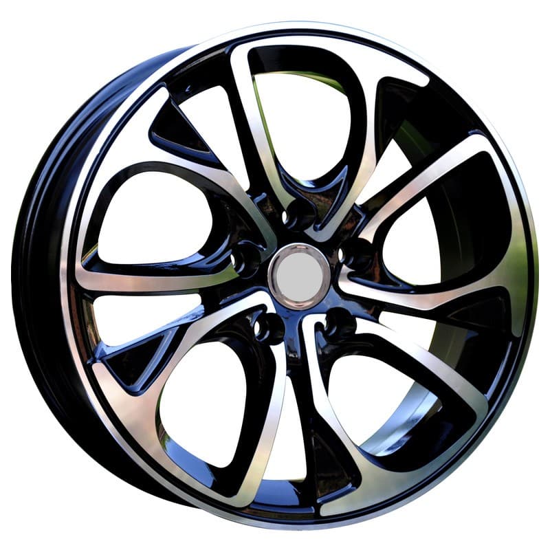 4 jantes 7.0 18 5x108 design citroen noir brillant