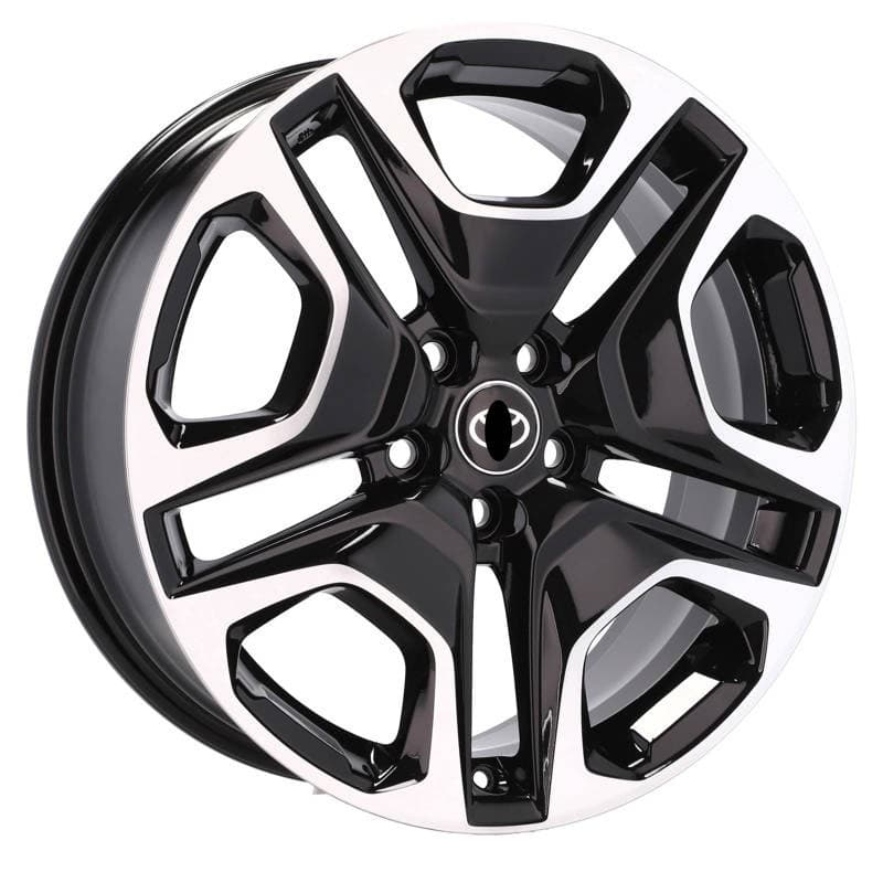 4 jantes 7.5 19 5x114.3 design toyota noir brillant