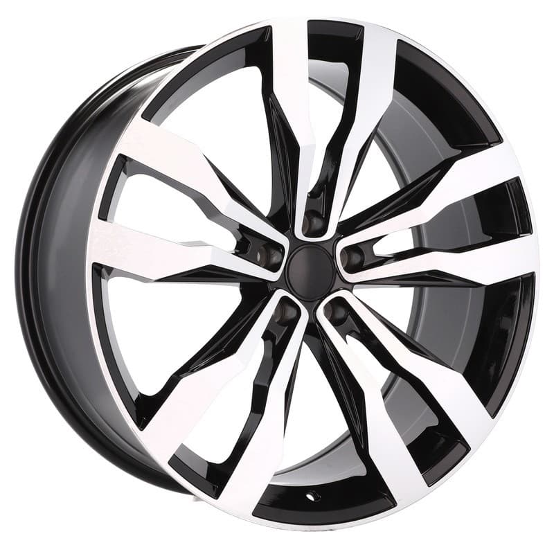 4 jantes 9.0 20 5x112 design volkswagen noir brillant