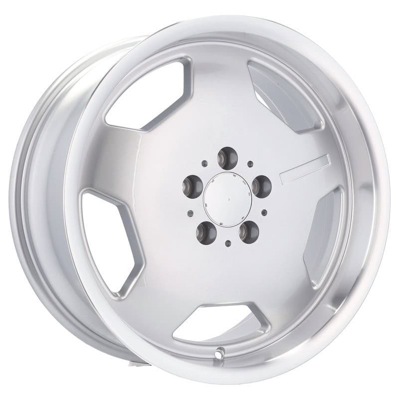 4 jantes 8.0 18 5x112 design mercedes argent brillant