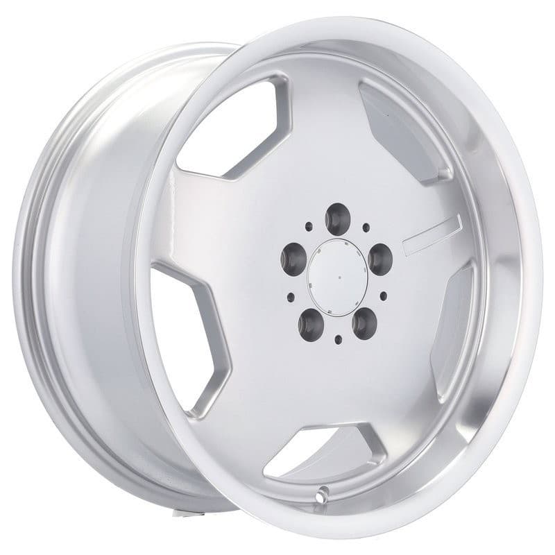 4 jantes 8.0 17 5x112 design mercedes argent brillant