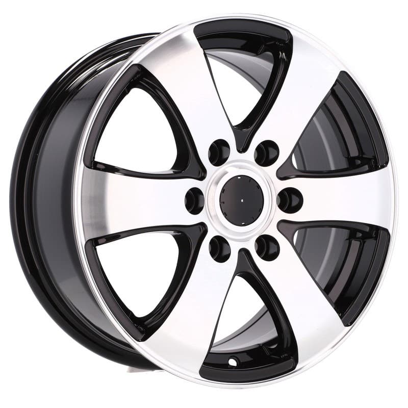 4 jantes 7.0 16 6x130 design mercedes noir brillant