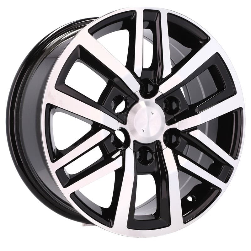4 jantes 7.5 18 6x139.7 design toyota noir brillant