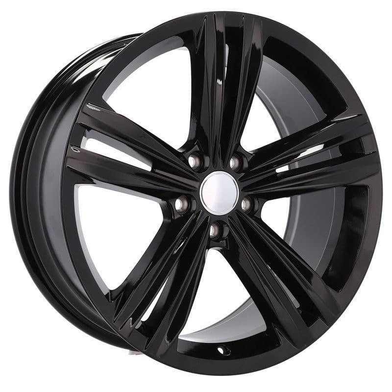 4 jantes 8.5 19 5x112 design volkswagen noir brillant