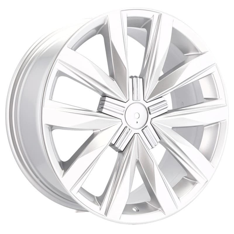 4 jantes 8.0 18 5x120 design volkswagen argent brillant