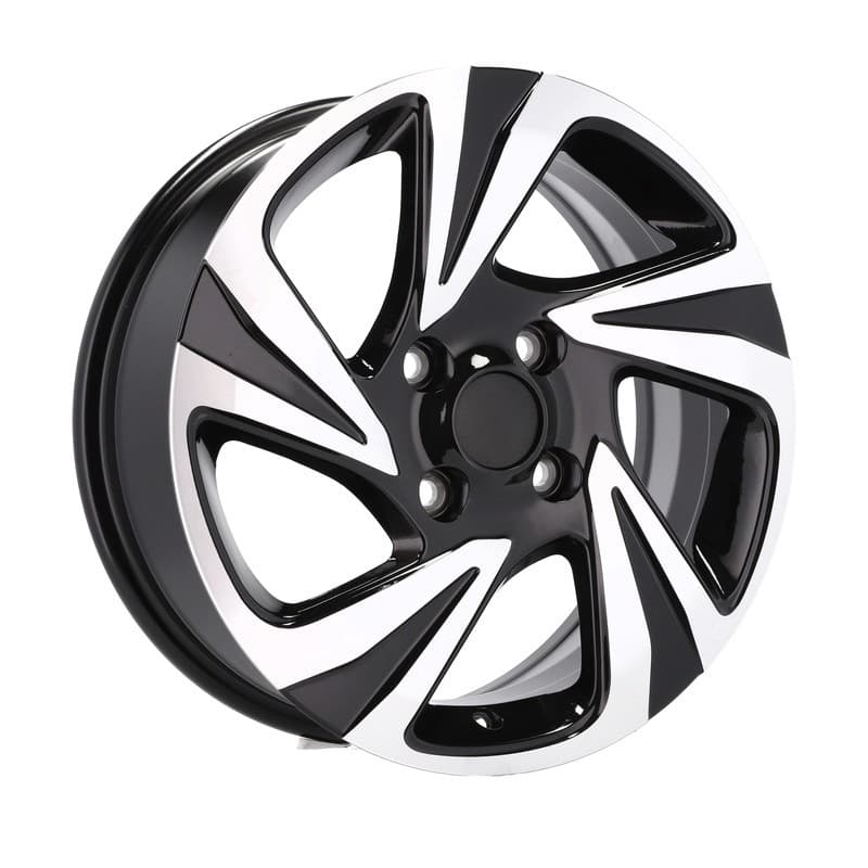 4 jantes 6.0 16 4x114.3 design chevrolet noir brillant