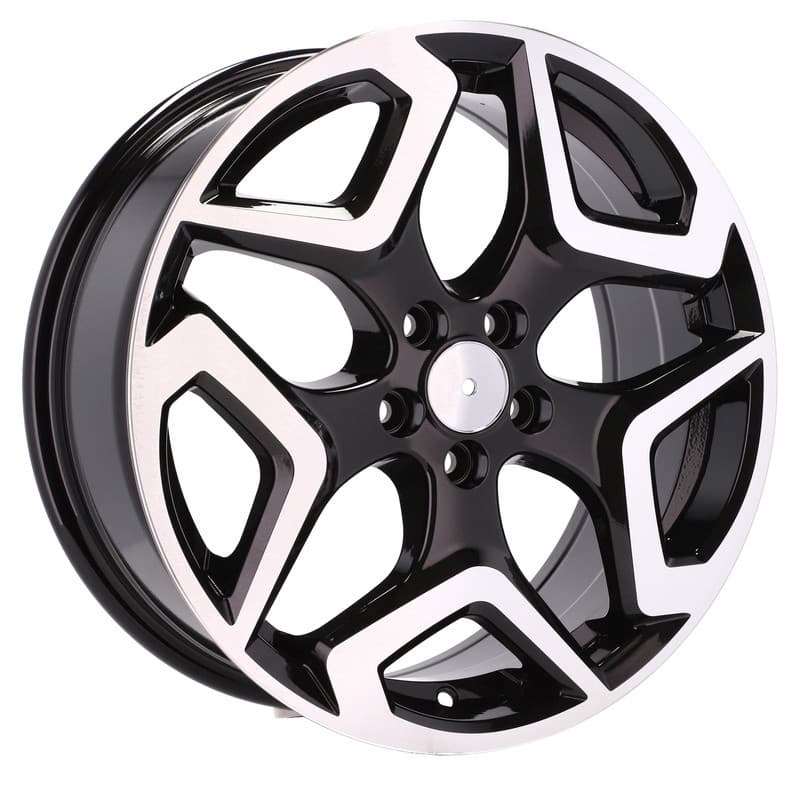 4 jantes 7.0 17 5x100 design subaru noir brillant