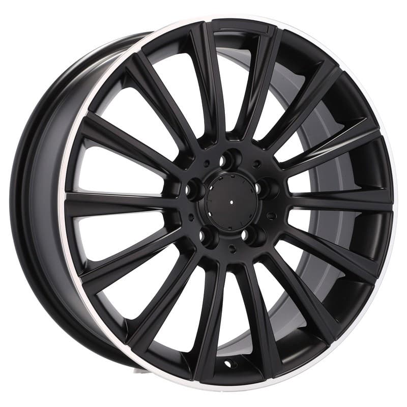 4 jantes 8.0 17 5x112 design mercedes noir brillant