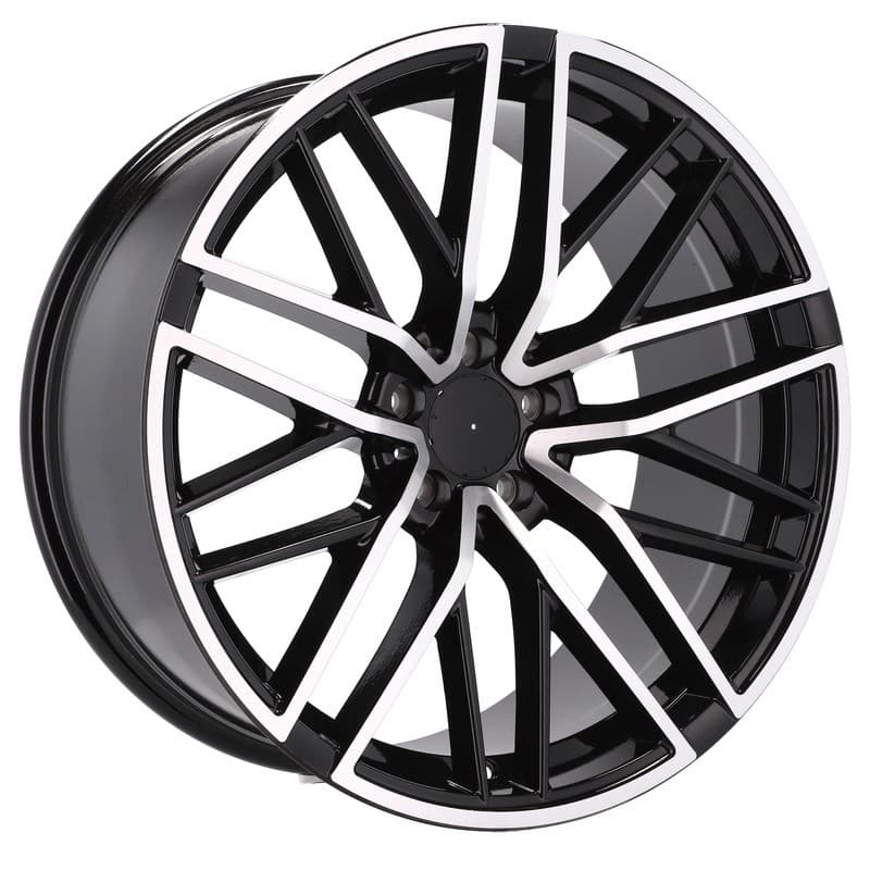 4 jantes 8.5 20 5x112 design mercedes noir brillant