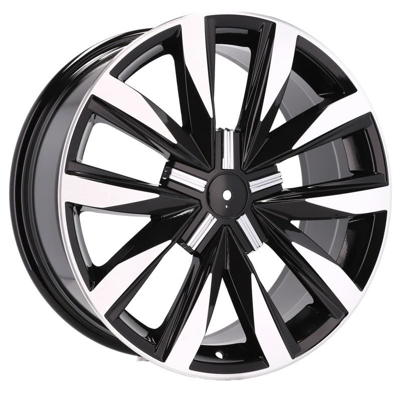 4 jantes 8.0 18 5x120 design volkswagen noir brillant