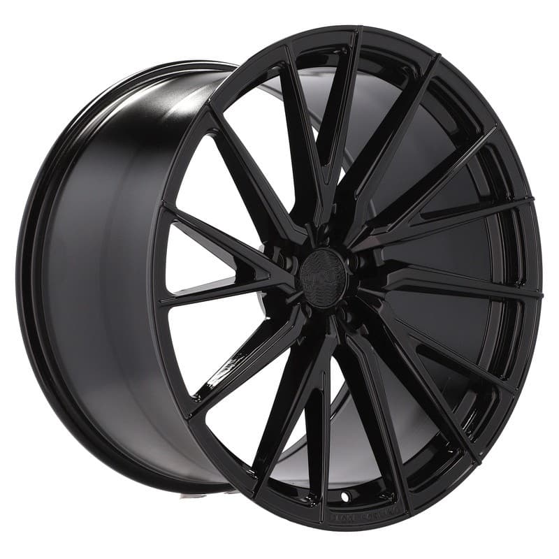 4 jantes 10.5 21 5x112 fluotournage noir brillant
