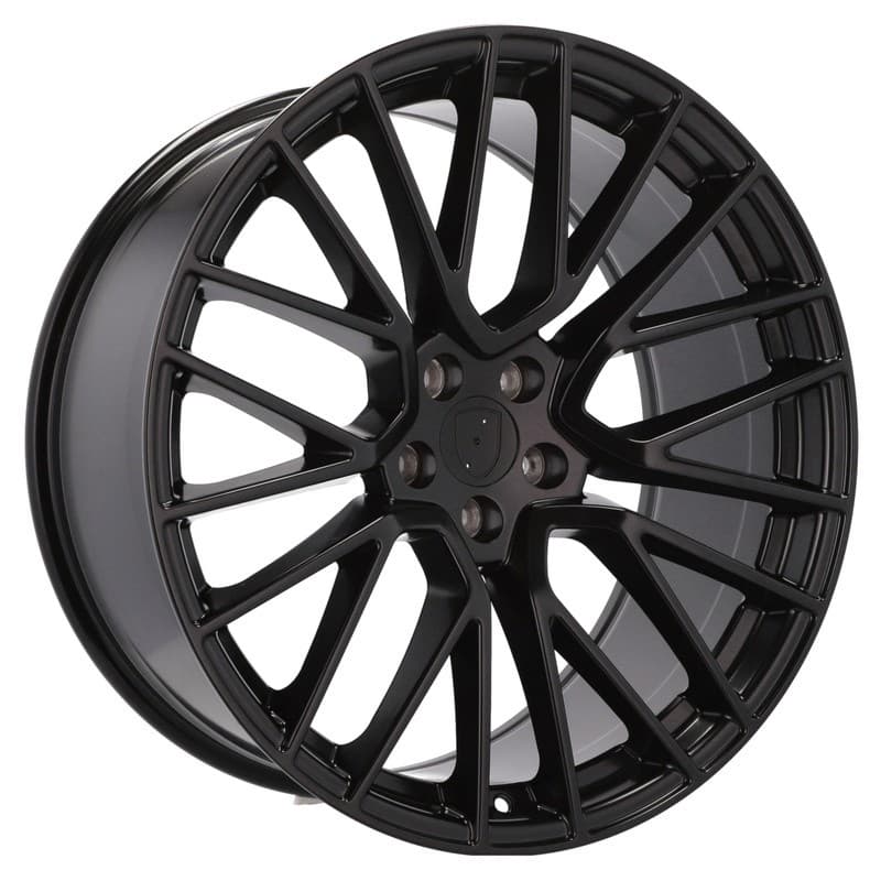4 jantes 9.5 20 5x130 design porsche noir brillant