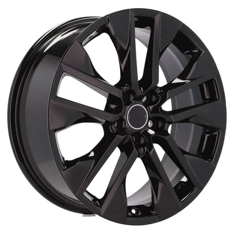 4 jantes 7.5 19 5x114.3 design toyota noir brillant