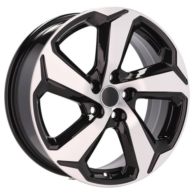 4 jantes 7.0 18 5x114.3 design toyota noir brillant