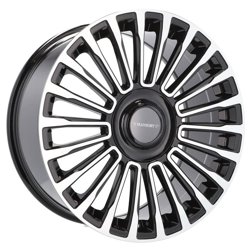 4 jantes 9.0 20 5x108 design land rover noir brillant