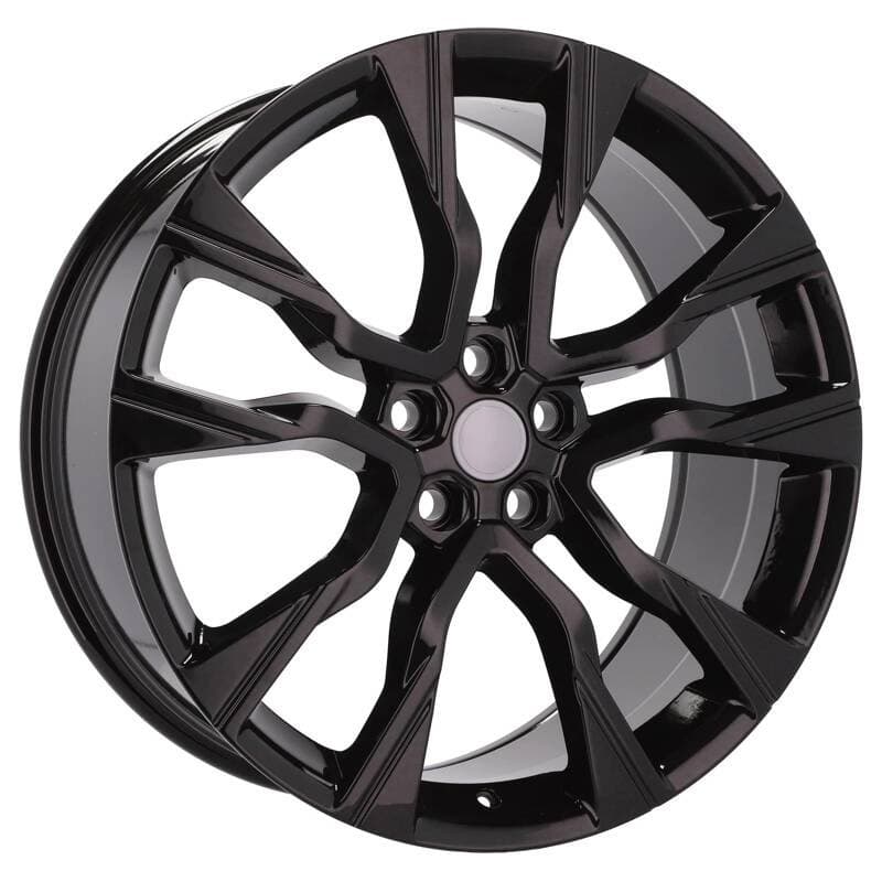 4 jantes 9.0 20 5x120 design land rover noir brillant