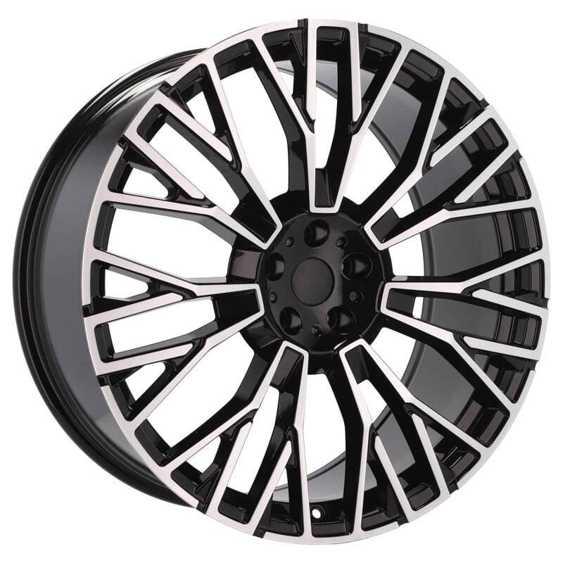 4 jantes 9.0 20 5x112 design bmw fluotournage noir brillant