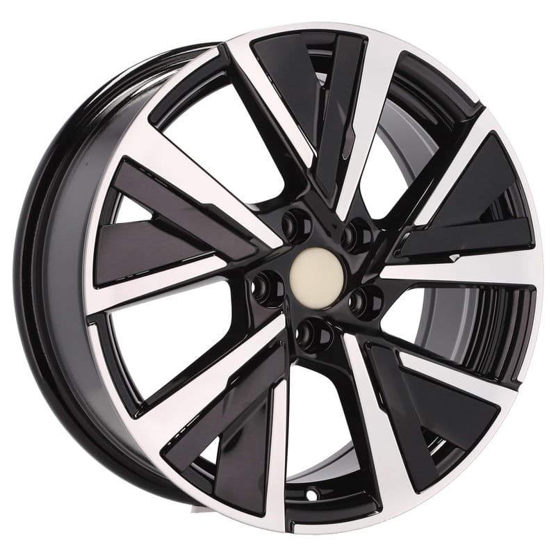 4 jantes 7.0 17 5x108 design peugeot noir brillant