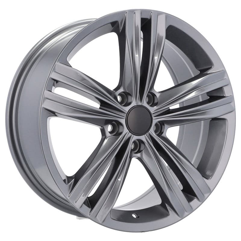 4 jantes 7.0 16 5x112 design volkswagen gris brillant