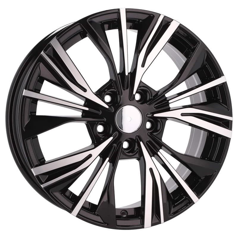 4 jantes 7.0 18 5x114.3 design nissan noir brillant